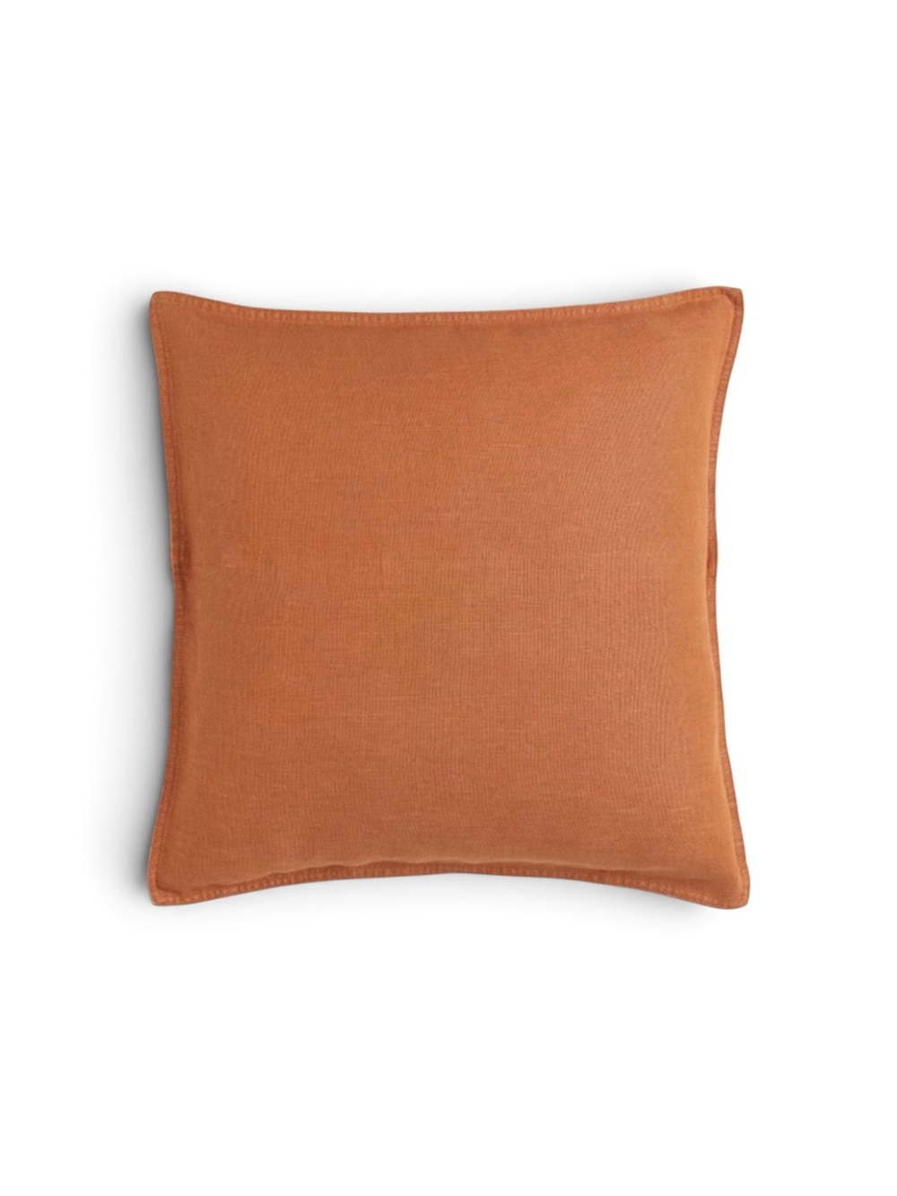 H&M Washed Linen Pillow Cover in Light Brown 20x20